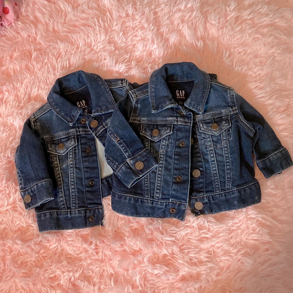 NWOT Gap Jean Jackets. Size: 0-3 months. Color: Dark Denim Jean